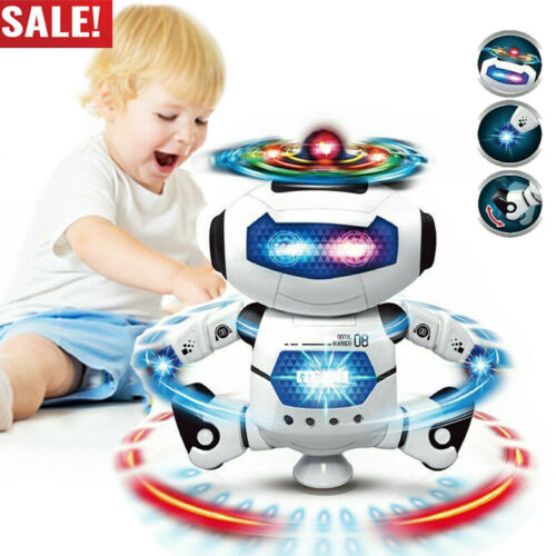 Toddler Robot Dancing Toys For Boys Girls Robot Kids Musical Toy Birthday Gifts